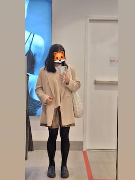 「H&M（エイチ・アンド・エム）のアイテム（テーラードジャケット）」を使った、Andrea🦊さん（レディース・156cm）の秋コーディネート