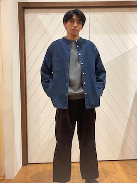 二宮　響さん（メンズ・178cm）の秋コーディネート