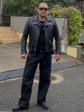 「アイテム（パンツ）」を使った、axlrosemanさん（メンズ・175cm）の秋コーディネート