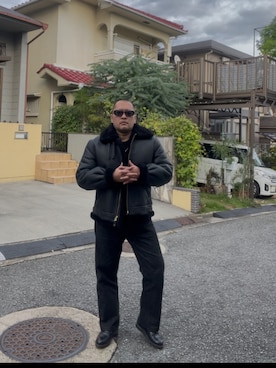 「アイテム（ミリタリージャケット）」を使った、axlrosemanさん（メンズ・175cm）の秋コーディネート
