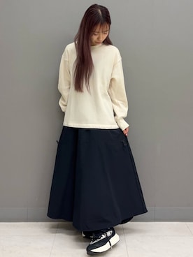 「ワッフル」｜KAさん（レディース・154cm）の秋コーディネート