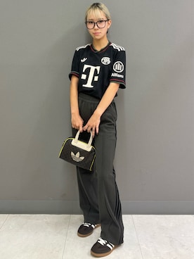 アディダス プライムグリーン コーデュロイアンクルパンツ L adidas（アディダス）の「プライムグリーン コーデュロイ