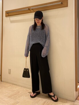 「VICE VERSA（バイスバース）のアイテム」を使った、イワナガさん（レディース・162cm）の春コーディネート