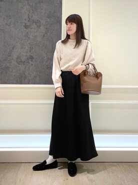 「PANIER（パニエ）のアイテム」を使った、イワナガさん（レディース・162cm）の秋コーディネート