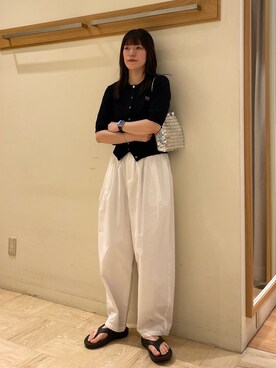「JETEE（ジュテ）のアイテム」を使った、イワナガさん（レディース・162cm）の春コーディネート