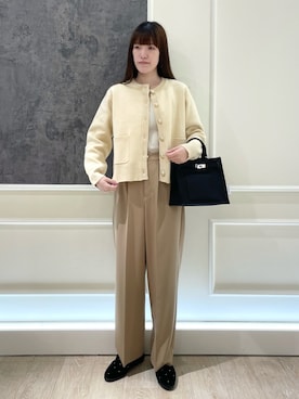 「PANIER（パニエ）のアイテム」を使った、イワナガさん（レディース・162cm）の秋コーディネート