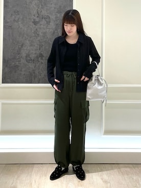 「PANIER（パニエ）のアイテム」を使った、イワナガさん（レディース・162cm）の秋コーディネート
