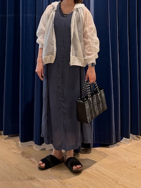 「MICO COULIER（ミコクリエ）のアイテム」を使った、イワナガさん（レディース・163cm）の春コーディネート