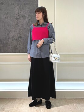 「PANIER（パニエ）のアイテム」を使った、イワナガさん（レディース・162cm）の夏コーディネート