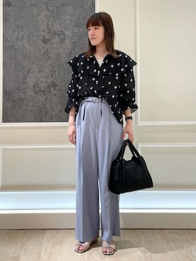 「PANIER（パニエ）のアイテム」を使った、イワナガさん（レディース・162cm）の夏コーディネート