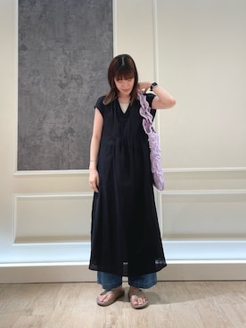 「casselini」｜「アイテム（ワンピース/ドレス）」を使った、イワナガさん（レディース・162cm）の夏コーディネート