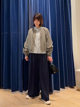 「MICO COULIER（ミコクリエ）のアイテム」を使った、イワナガさん（レディース・163cm）の春コーディネート