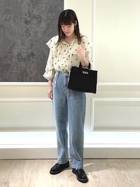 「MAISON CANVVAS（メゾンキャンバス）のアイテム」を使った、イワナガさん（レディース・162cm）の夏コーディネート