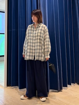 「MICO COULIER（ミコクリエ）のアイテム」を使った、イワナガさん（レディース・163cm）の春コーディネート