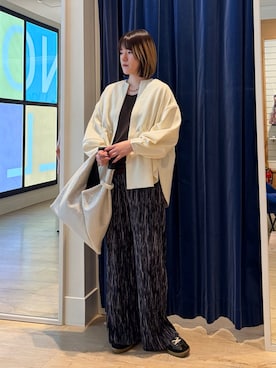 「MICO COULIER（ミコクリエ）のアイテム」を使った、イワナガさん（レディース・163cm）の春コーディネート