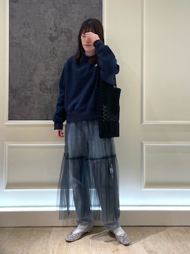 「JETEE（ジュテ）のアイテム」を使った、イワナガさん（レディース・162cm）の冬コーディネート