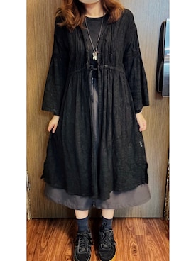 「RETRO GIRL（レトロガール）のアイテム（ジャケット/アウター）」を使った、AngelaMYletterさん（レディース・153cm）の春コーディネート