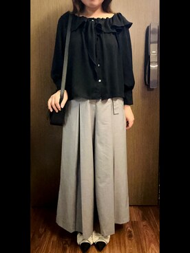 「ROCOCO（ロココ）のアイテム」を使った、AngelaMYletterさん（レディース・153cm）の春コーディネート