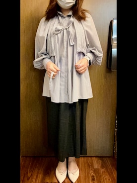 「Daniella&GEMMA（ダニエラアンドジェマ）のアイテム」を使った、AngelaMYletterさん（レディース・153cm）の春コーディネート