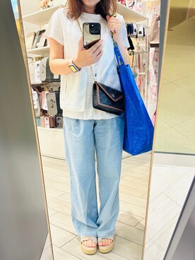 「ROCOCO（ロココ）のアイテム」を使った、AngelaMYletterさん（レディース・153cm）の春コーディネート