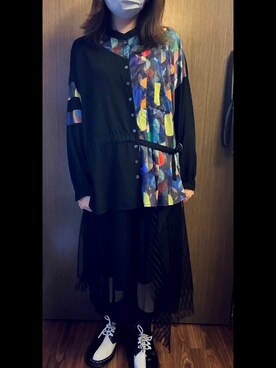 「ROCOCO（ロココ）のアイテム」を使った、AngelaMYletterさん（レディース・153cm）の春コーディネート