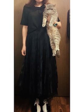 「ROCOCO（ロココ）のアイテム」を使った、AngelaMYletterさん（レディース・153cm）の夏コーディネート