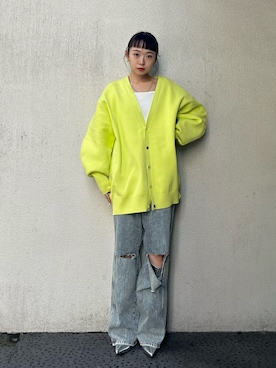 「STUDIOUS（ステュディオス）のアイテム（ブーツ）」を使った、saki togoさん（レディース・156cm）の冬コーディネート