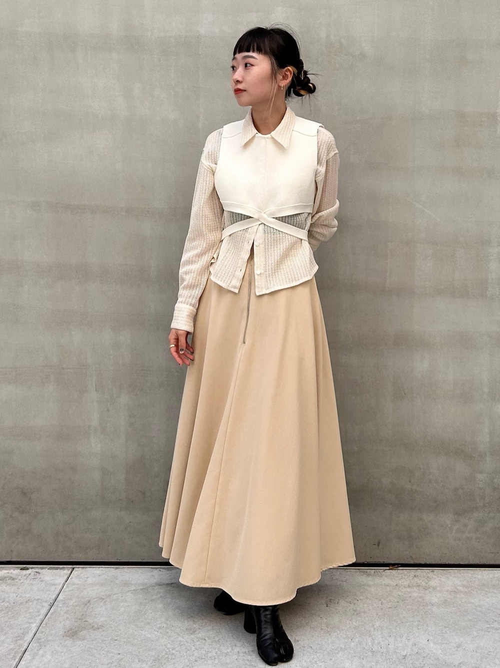 CLANE クラネ フロントジップジレ