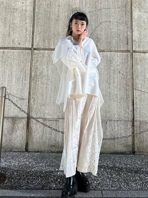 STUDIOUS/ステュディオス】クラッシュベルベットスカート（スカート