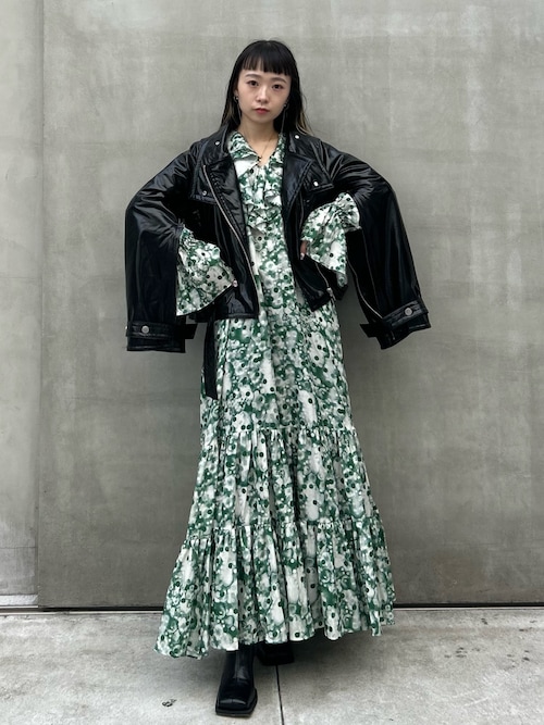 セール】【STUDIOUS/ステュディオス】パテントバイカージャケット