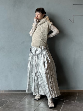 トップス murral / flake jacquard velor top MURRAL（ミューラル）の「【MURRAL/ミューラル】Snowflake