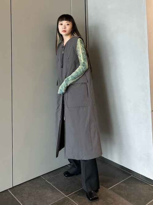 【ステュディオス】未使用 洗える アート ストライプ スキントップ ストレッチ STUDIOUS/ステュディオス】アートストライプスキントップ（T
