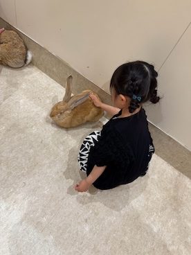 「アイテム（トップス）」を使った、utottoさん（キッズ・90cm）の夏コーディネート