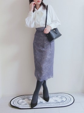 「アイテム（パンプス）」を使った、みーさん（レディース・161cm・30代）の冬コーディネート