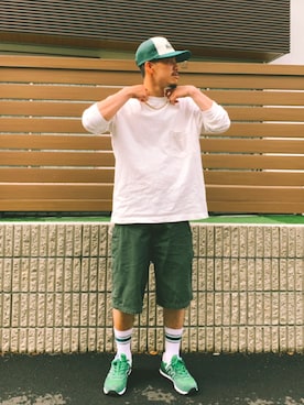 旦那の私服さんのコーディネート