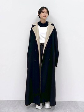 「Anui（アニュイ）のアイテム（その他アウター）」を使った、なっつさん（レディース・164cm）の秋コーディネート