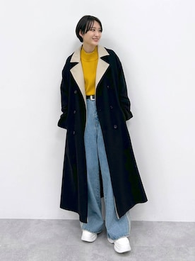 「Anui（アニュイ）のアイテム（その他アウター）」を使った、なっつさん（レディース・164cm）の秋コーディネート