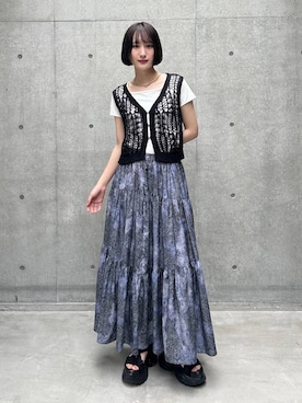 「PAGEBOY（ページボーイ）のアイテム」を使った、なっつさん（レディース・164cm）の夏コーディネート