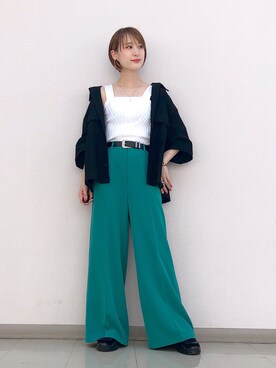 「GRL（グレイル）のアイテム（スニーカー）」を使った、なっつさん（レディース・164cm）の春コーディネート