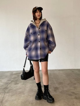 「アイテム（テーラードジャケット）」を使った、なっつさん（レディース・164cm）の冬コーディネート