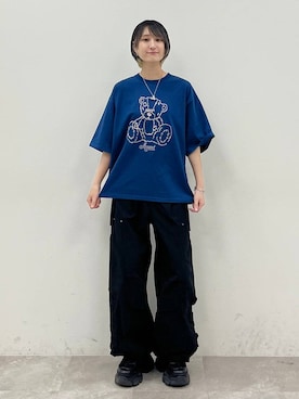 「Anui（アニュイ）のアイテム（アクセサリー）」を使った、なっつさん（レディース・164cm）の春コーディネート