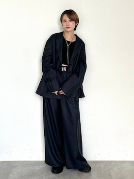 「Anui（アニュイ）のアイテム（ジャケット/アウター）」を使った、なっつさん（レディース・164cm）の秋コーディネート