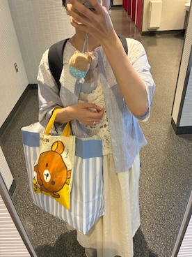 「Samansa Mos2（サマンサ モスモス）のアイテム」を使った、は か ま だ 🪼さん（レディース・158cm）の夏コーディネート