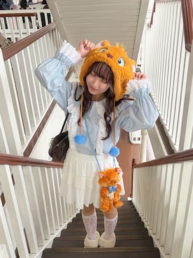 「アイテム（ソックス/靴下）」を使った、𝐇𝐨𝐧𝐨さん（レディース・150cm）の秋コーディネート