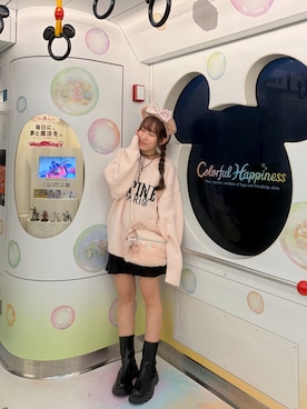 「アイテム（チョーカー）」を使った、𝐇𝐨𝐧𝐨さん（レディース・150cm・20代）の秋コーディネート