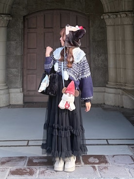 「Heather（ヘザー）のアイテム」を使った、𝐇𝐨𝐧𝐨さん（レディース・150cm）の秋コーディネート