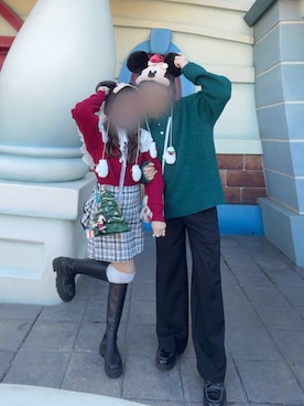 「アイテム（付け襟）」を使った、𝐇𝐨𝐧𝐨さん（レディース・150cm）の秋コーディネート