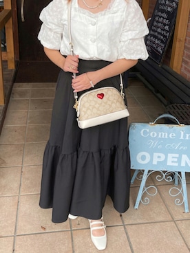 「コットンレース」｜𝐇𝐨𝐧𝐨さん（レディース・150cm）の秋コーディネート