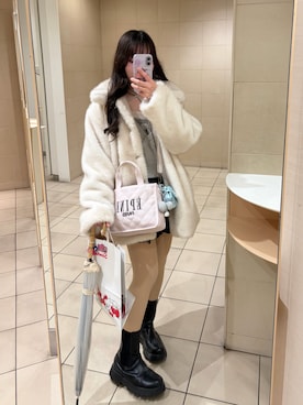 𝐇𝐨𝐧𝐨さん（レディース・150cm）の冬コーディネート