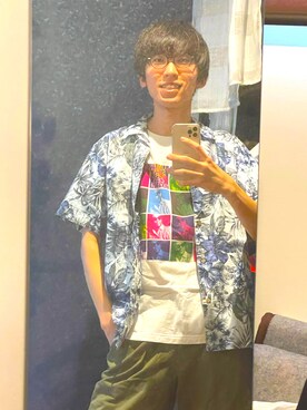 「Lazar（ラザル）のアイテム（トップス）」を使った、oshare7878さん（メンズ・178cm）の秋コーディネート